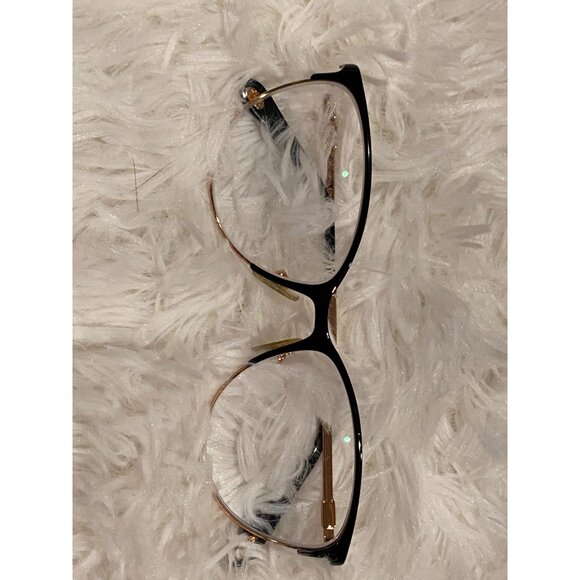 Tiffany & Co TF 1127 6122 Black & Rose Gold Eyeglasses Frames 54-16-140 DAMAGED - Picture 6 of 13